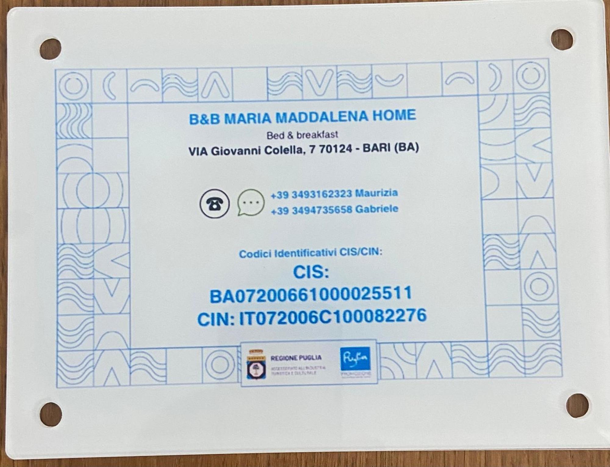 Maria Maddalena Home Bari Exterior foto